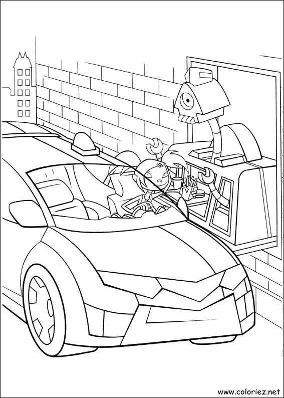 Coloriage de Transformers à imprimer