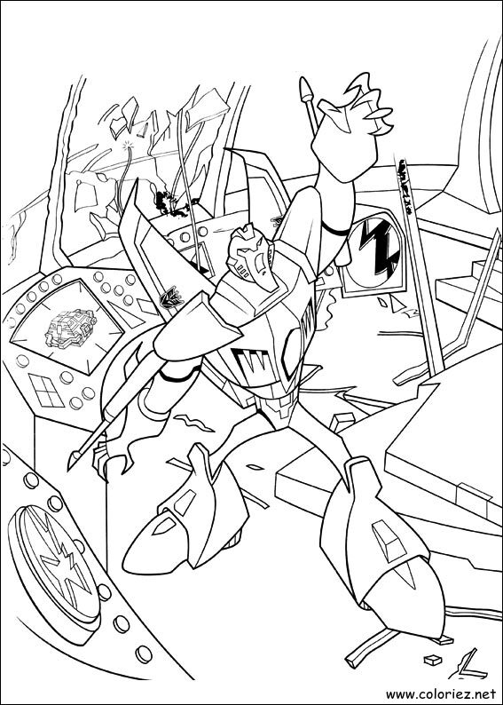 Coloriage de Transformers à imprimer