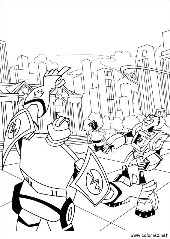 Coloriage de Transformers à imprimer