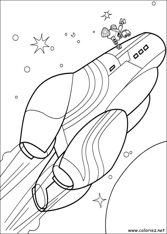 Coloriage de Wall-E à imprimer
