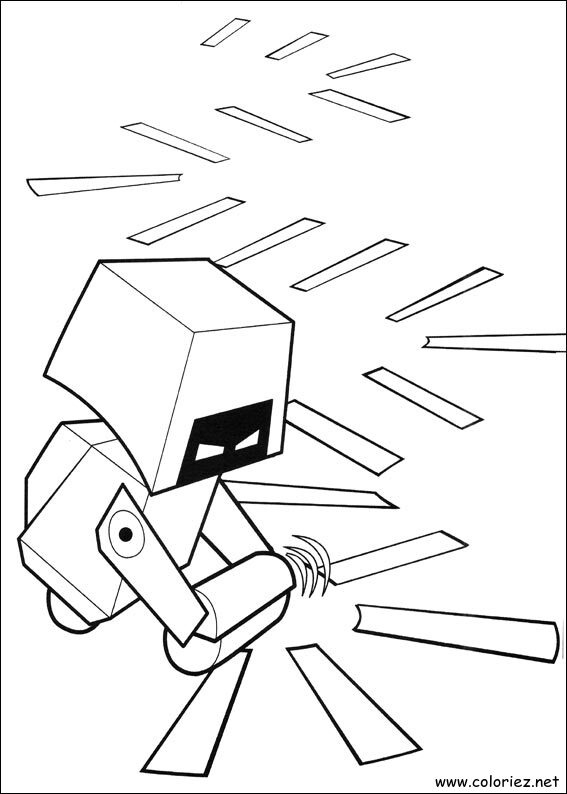 Coloriage de Wall-E à imprimer