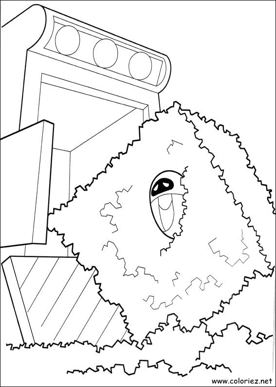 Coloriage de Wall-E à imprimer