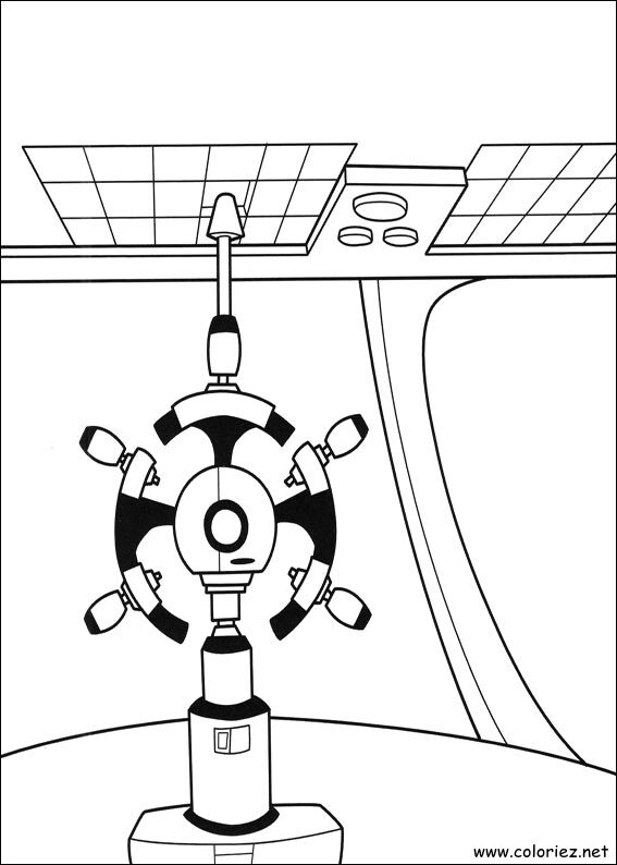 Coloriage de Wall-E à imprimer