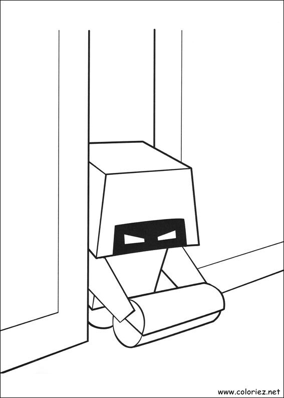 Coloriage de Wall-E à imprimer