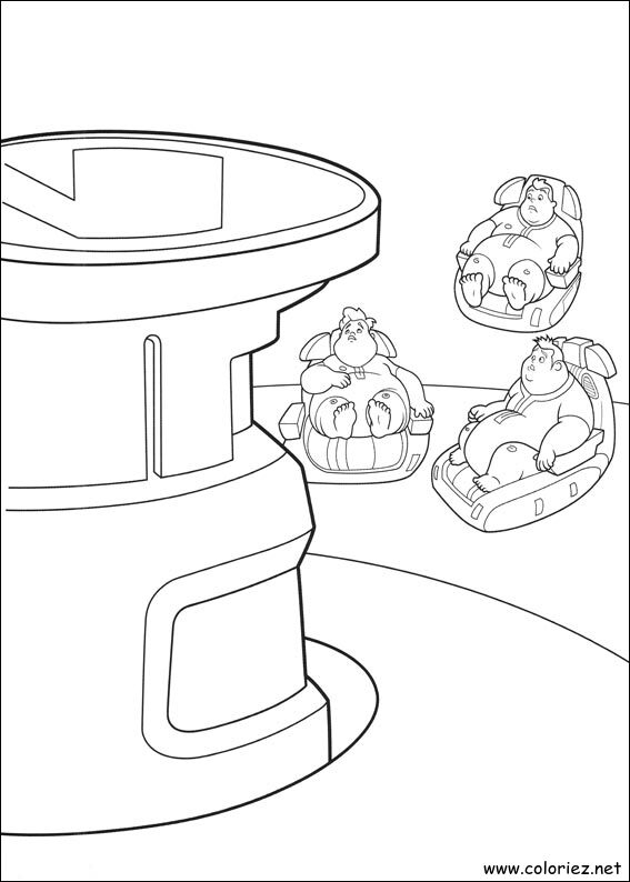 Coloriage de Wall-E à imprimer