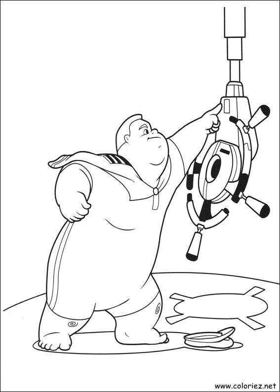 Coloriage de Wall-E à imprimer