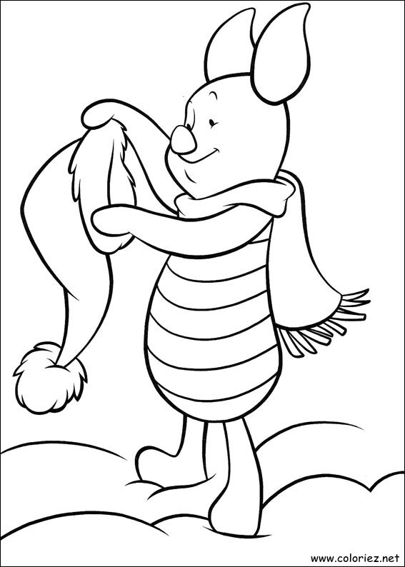 Coloriage de Winnie l'ourson à imprimer !