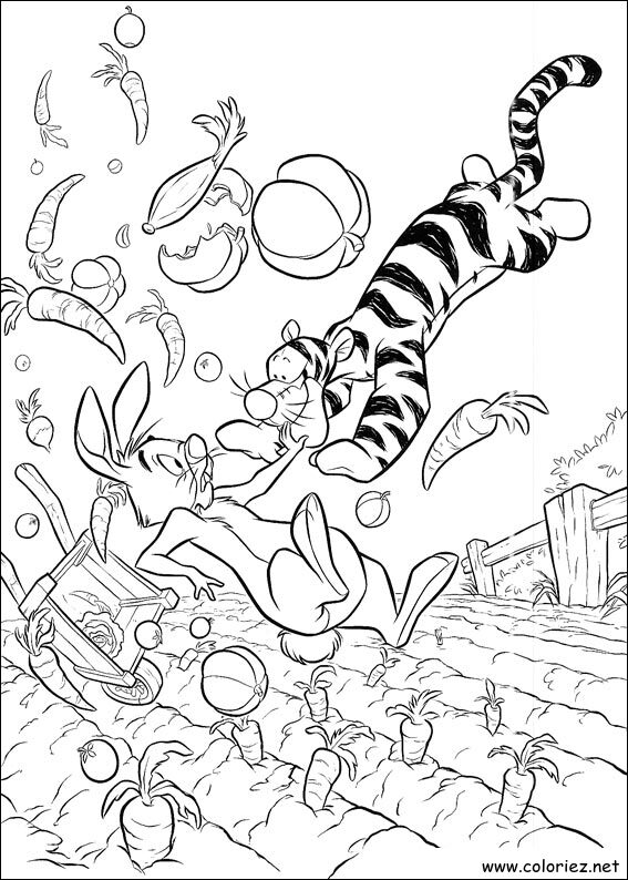 Coloriage de Winnie l'ourson à imprimer !