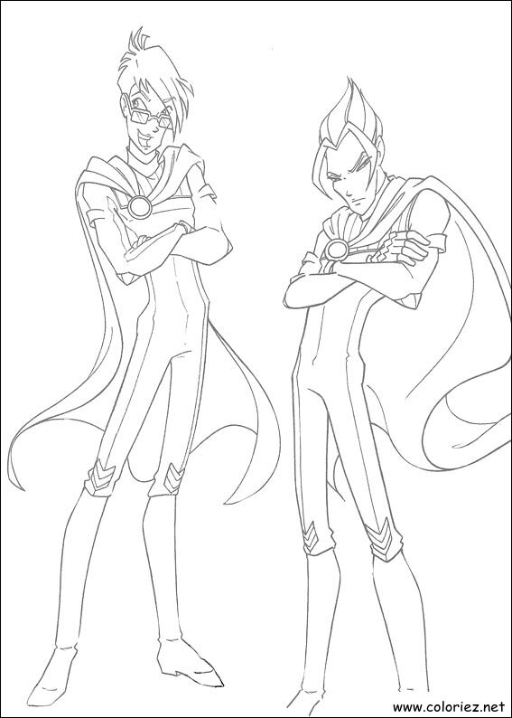 Coloriage de Winx Club à imprimer