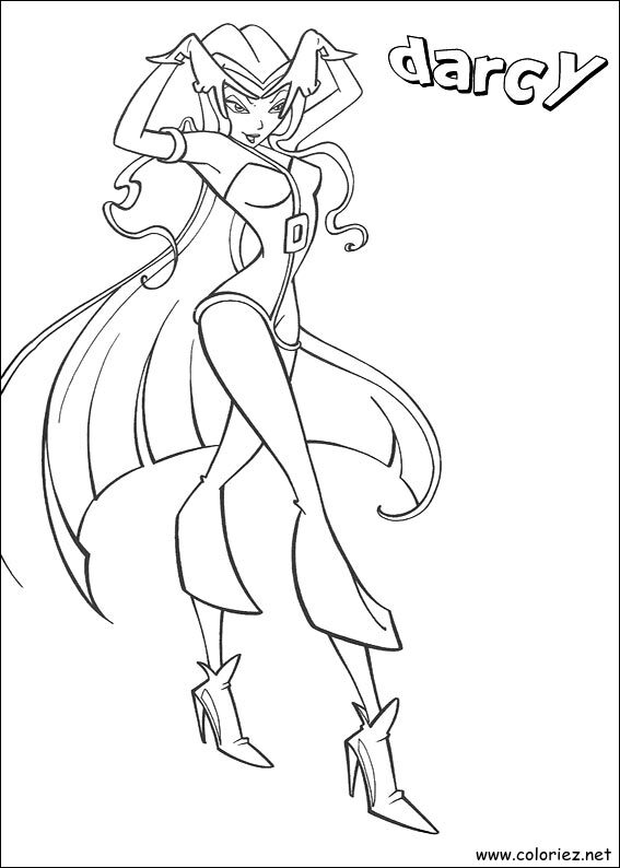 Coloriage de Darcy à imprimer