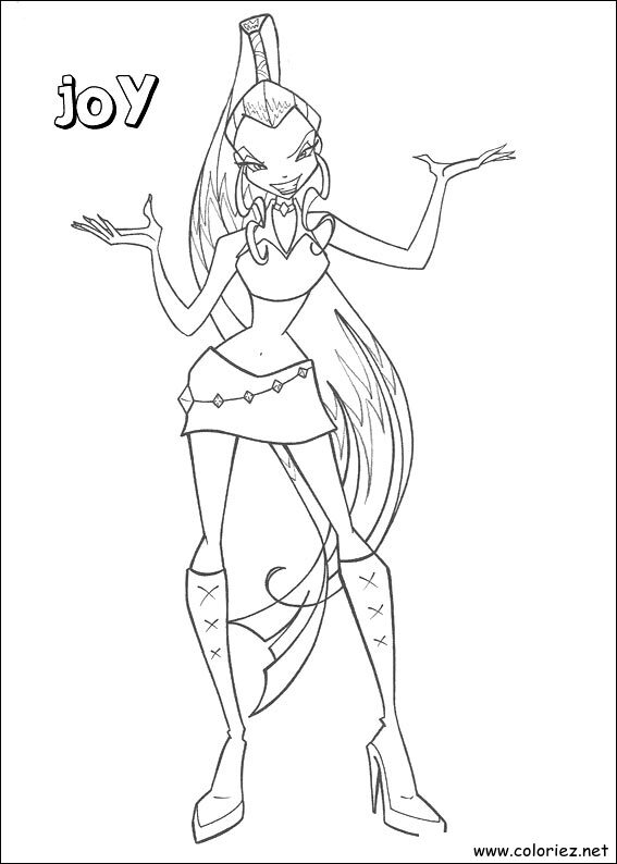 Coloriage de Joy à imprimer