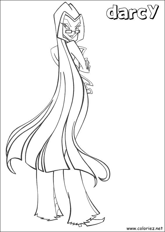 Coloriage de Darcy à imprimer