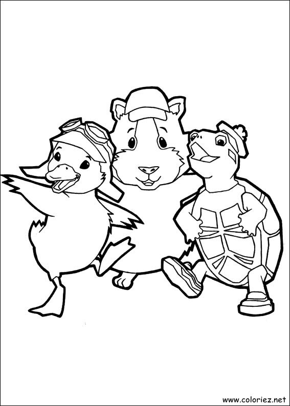 Coloriage de Les Wonder-Choux à imprimer