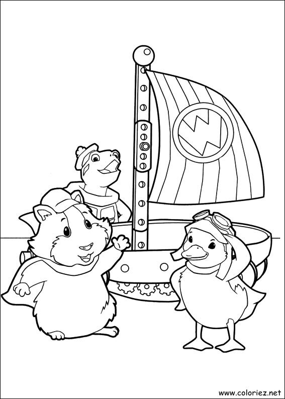 Coloriage de Wonder Choux à imprimer