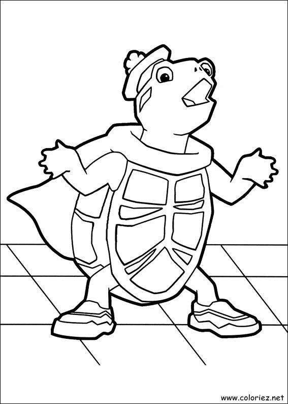 Coloriage de Tuck à imprimer