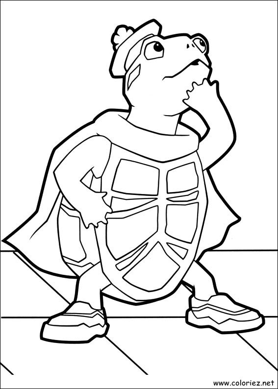Coloriage de Tuck à imprimer