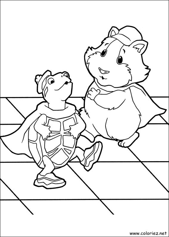 Coloriage de Tuck et Linny à imprimer