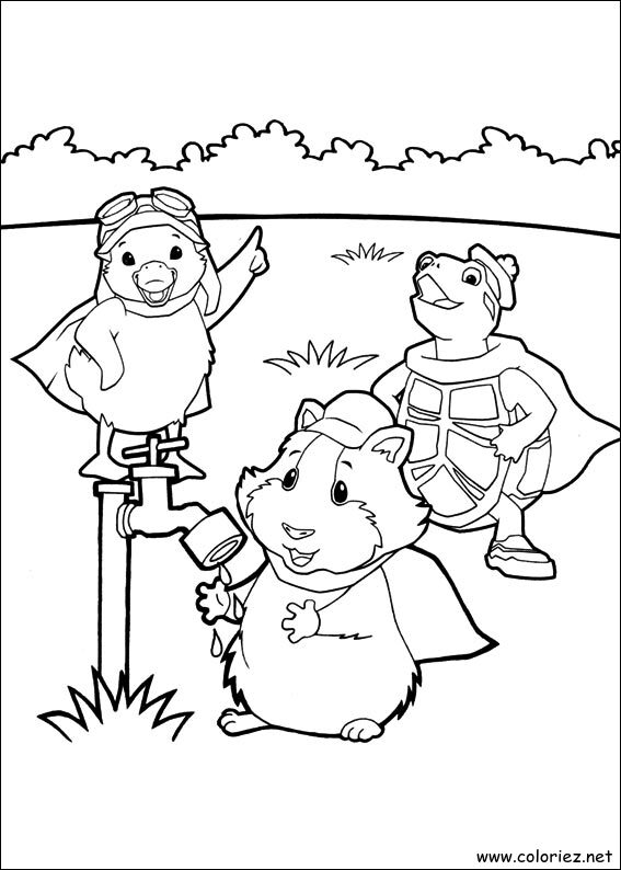 Coloriage de Wonder Choux à imprimer