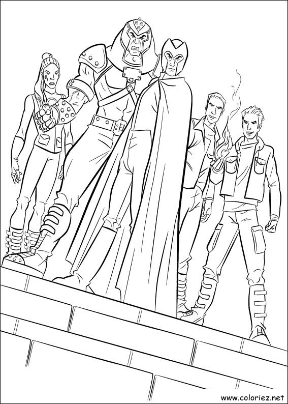 Coloriage de X-Men à imprimer