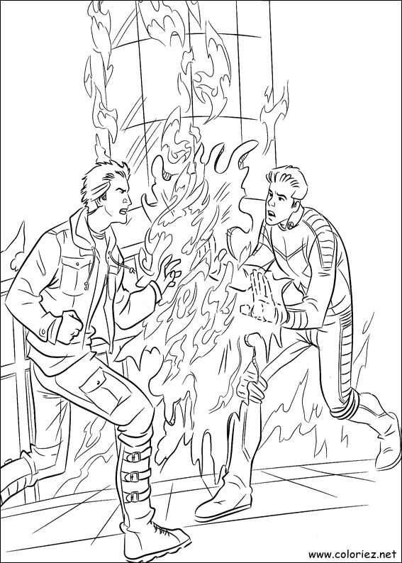 Coloriage de X-Men à imprimer