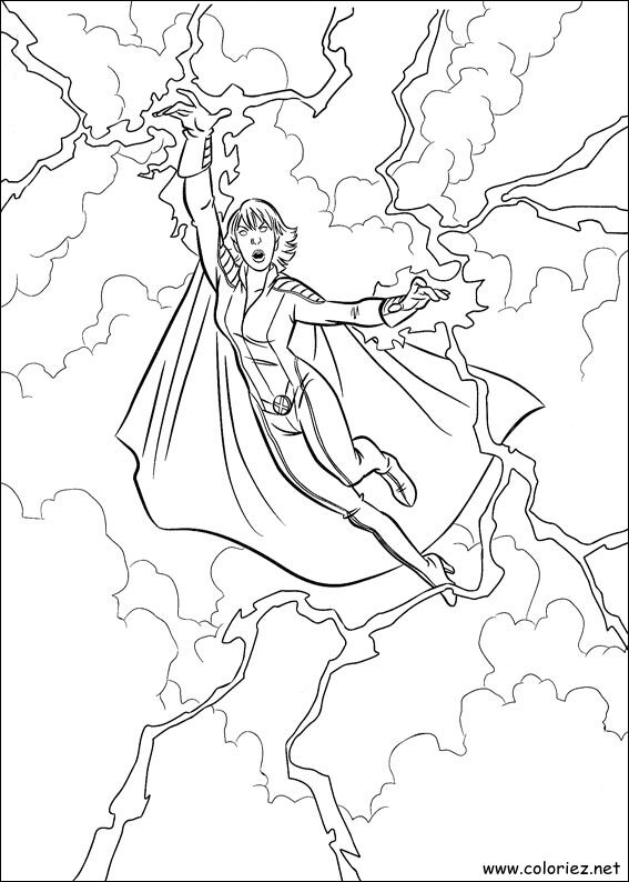 Coloriage de X-Men à imprimer