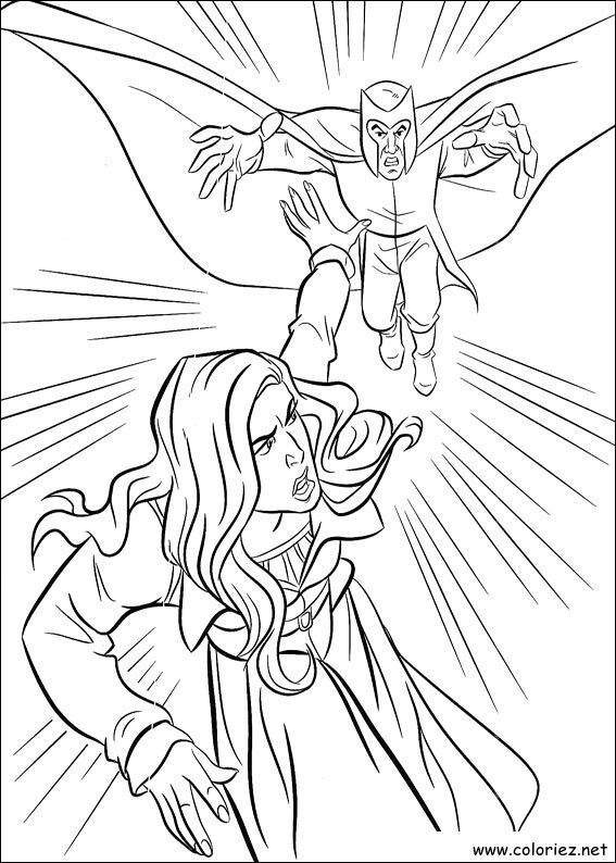 Coloriage de X-Men à imprimer