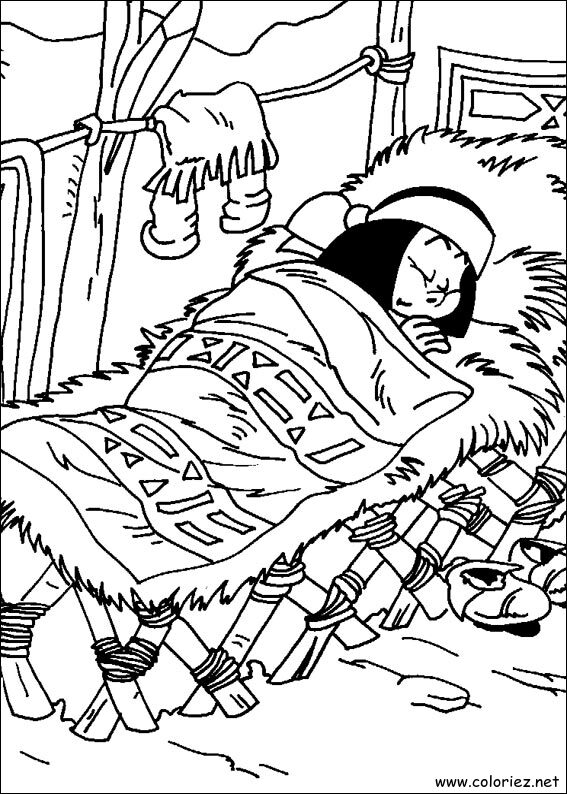 Coloriage de Yakari à imprimer