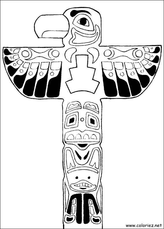 Coloriage de Yakari à imprimer