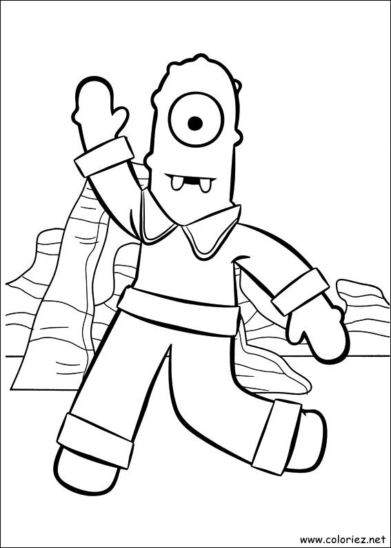 Coloriage de Yo Gabba Gabba! à imprimer
