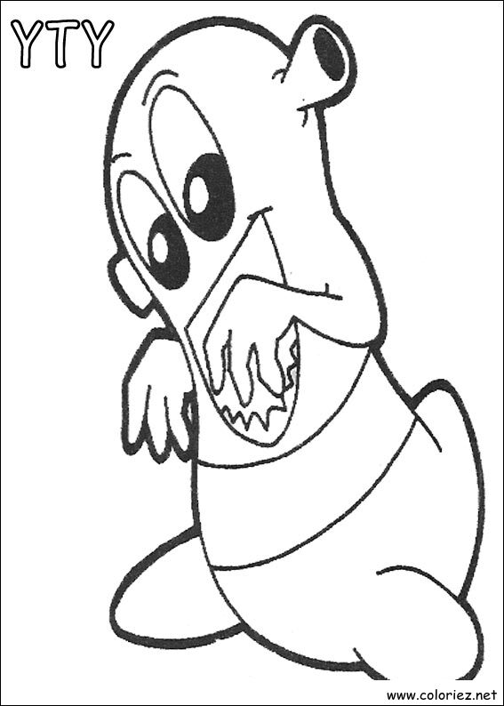 Coloriage de Yokomon à imprimer