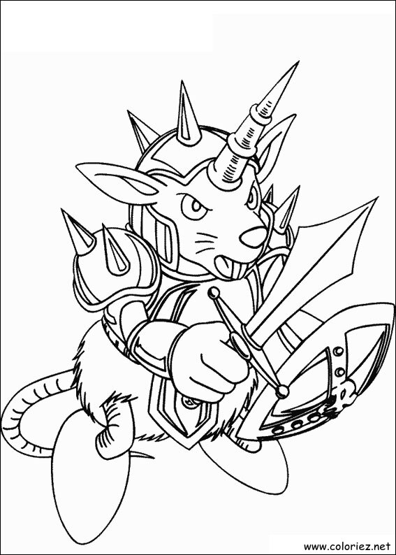 Coloriage de Yu-Gi-Oh à imprimer