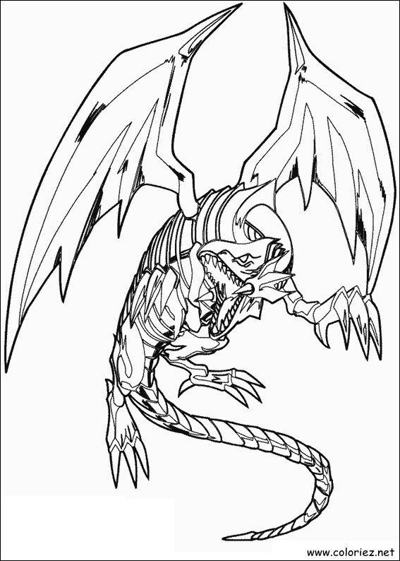 Coloriage de Yu-Gi-Oh à imprimer