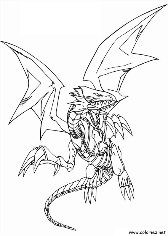 Coloriage de Yu-Gi-Oh à imprimer