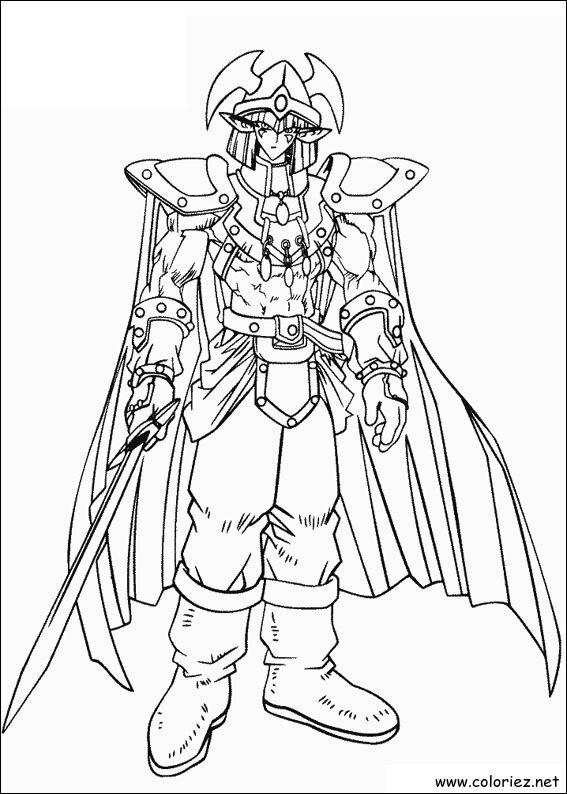 Coloriage de Yu-Gi-Oh à imprimer
