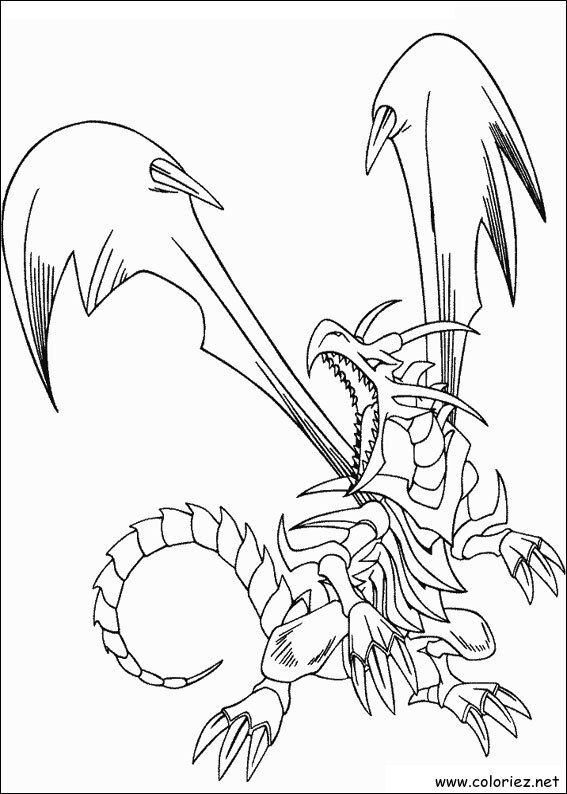 Coloriage de Yu-Gi-Oh à imprimer