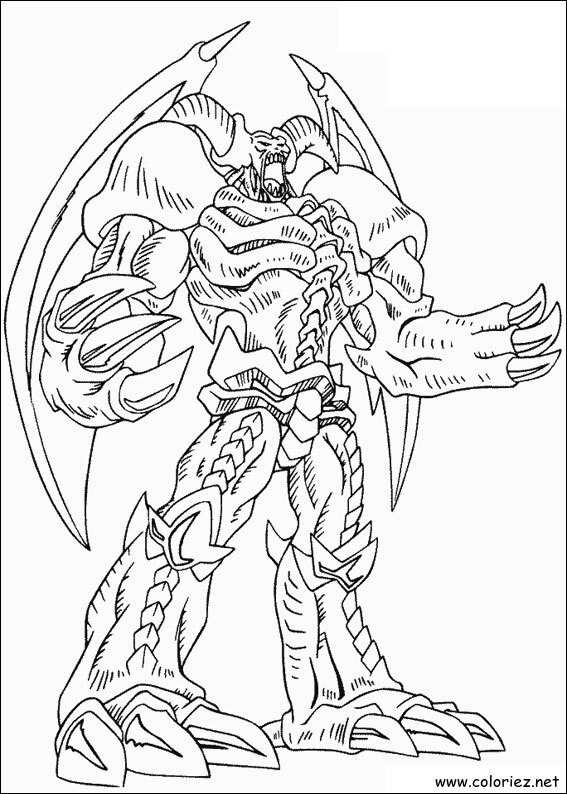 Coloriage de Yu-Gi-Oh à imprimer