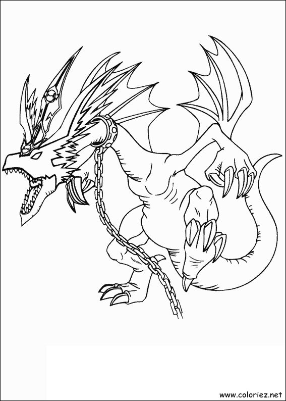 Coloriage de Yu-Gi-Oh à imprimer