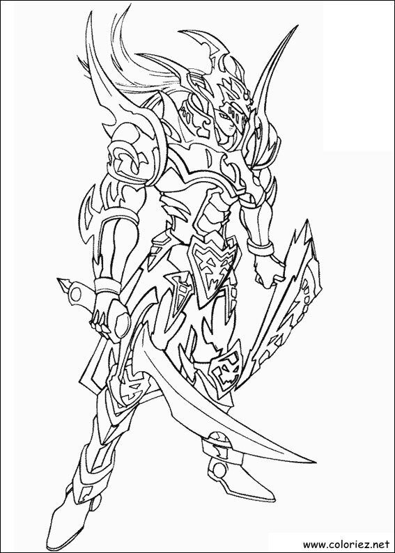 Coloriage de Yu-Gi-Oh à imprimer