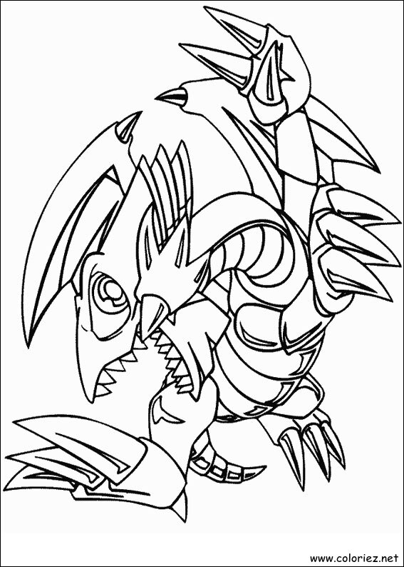 Coloriage de Yu-Gi-Oh à imprimer
