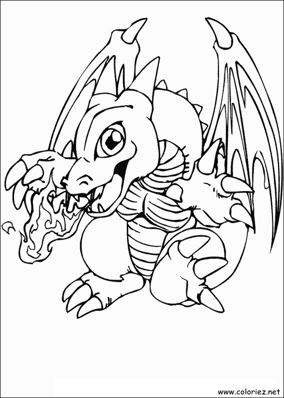 Coloriage de Yu-Gi-Oh à imprimer