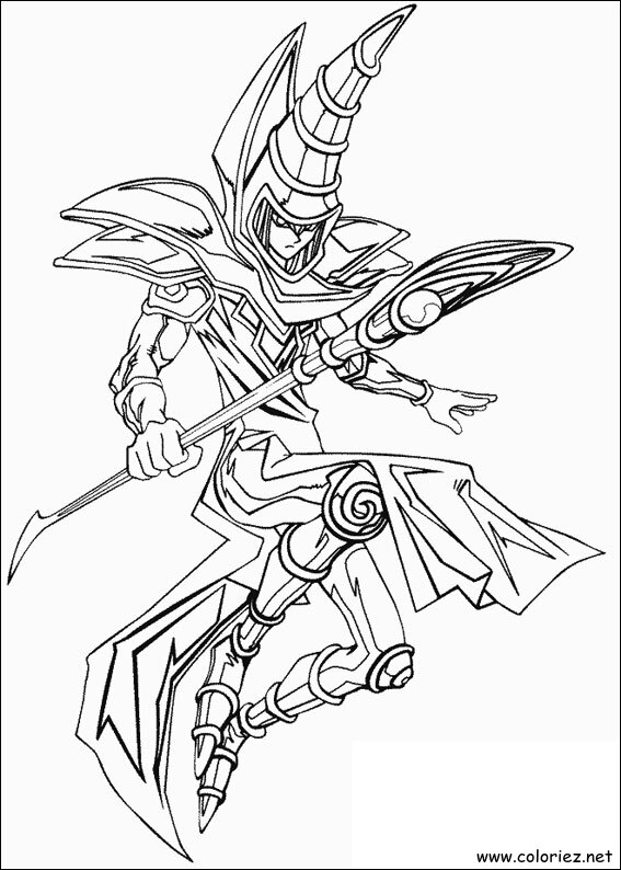 Coloriage de Yu-Gi-Oh à imprimer
