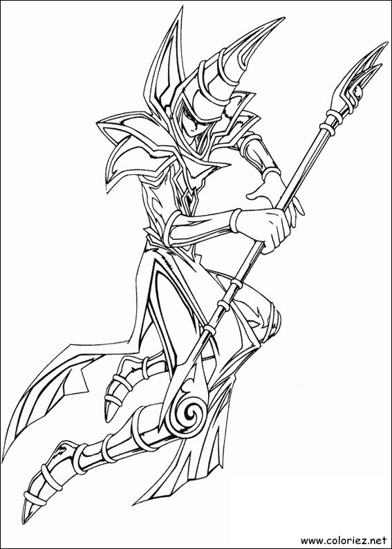 Coloriage de Yu-Gi-Oh à imprimer