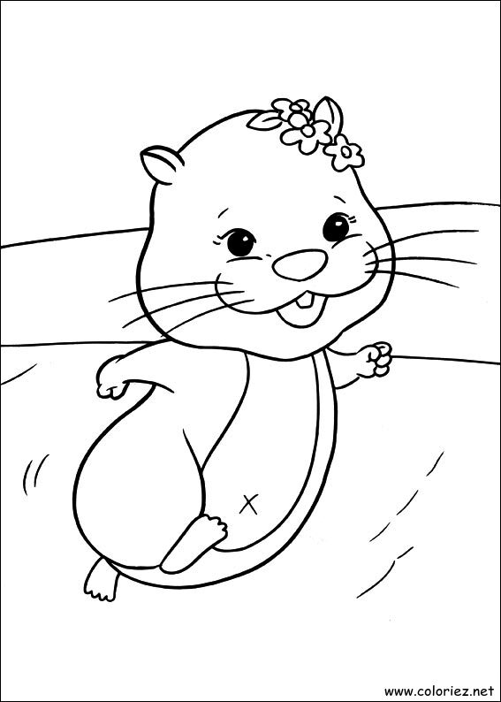 Coloriage de Zhu Zhu Pets à imprimer