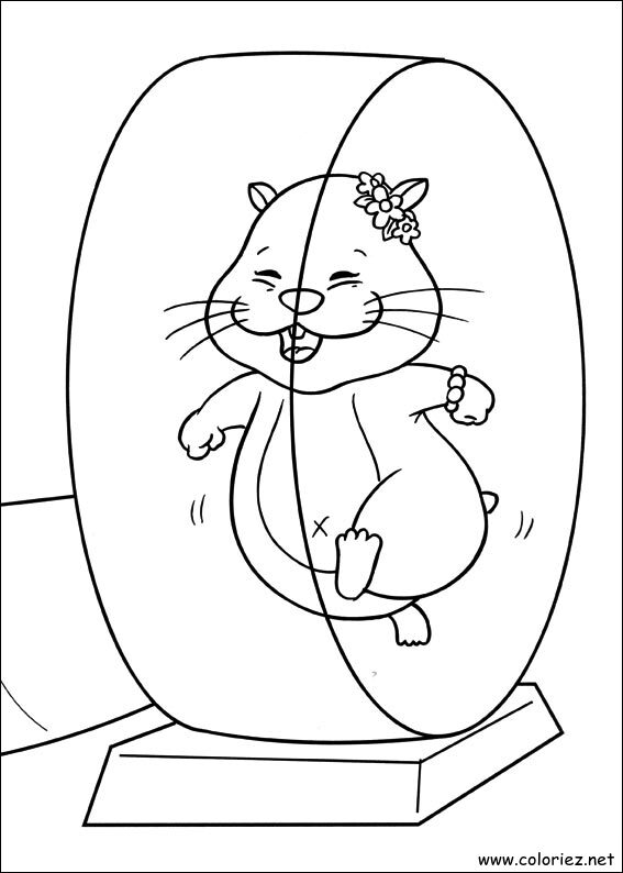 Coloriage de Zhu Zhu Pets à imprimer