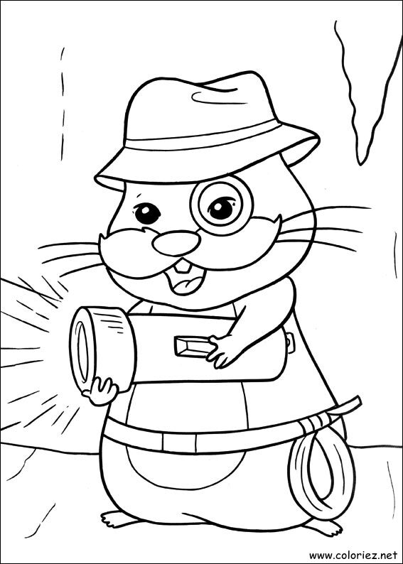 Coloriage de Zhu Zhu Pets à imprimer