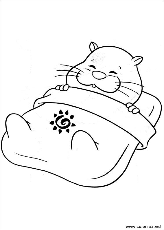 Coloriage de Zhu Zhu Pets à imprimer