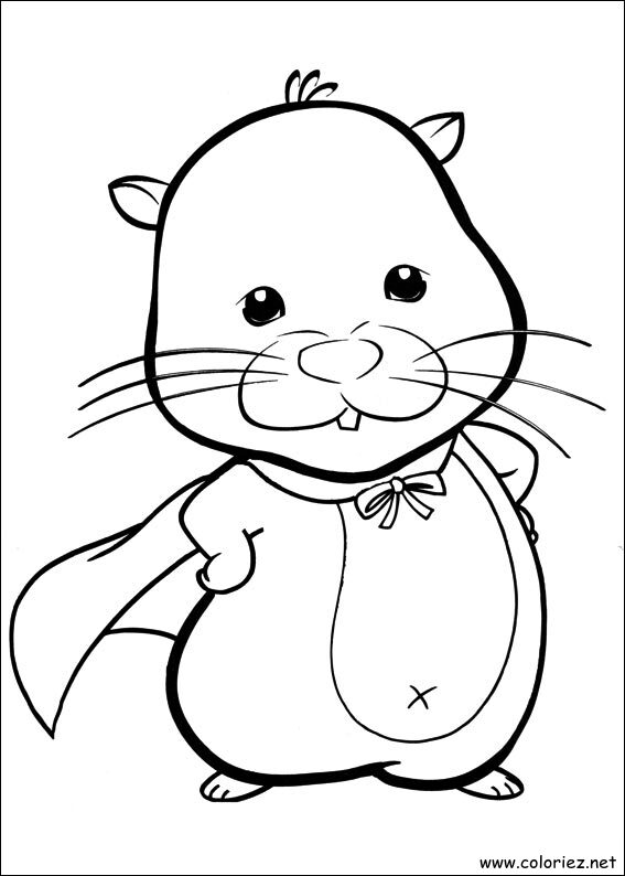 Coloriage de Zhu Zhu Pets à imprimer