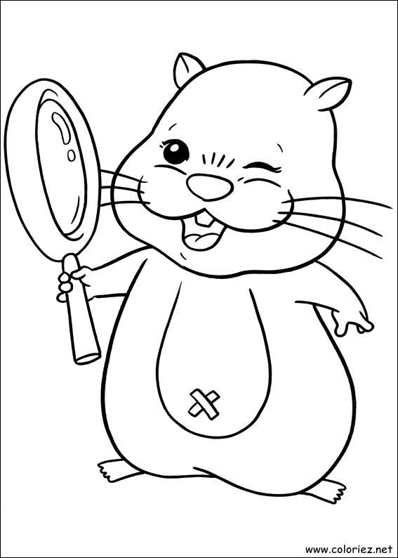 Coloriage de Zhu Zhu Pets à imprimer