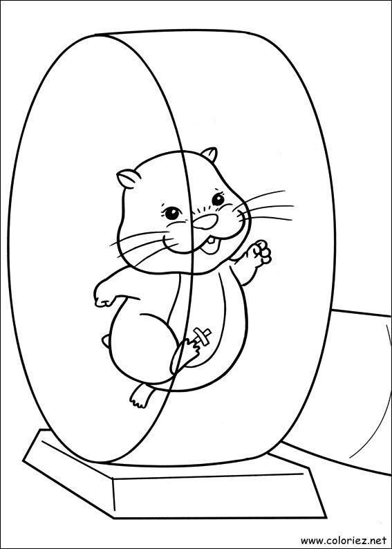Coloriage de Zhu Zhu Pets à imprimer