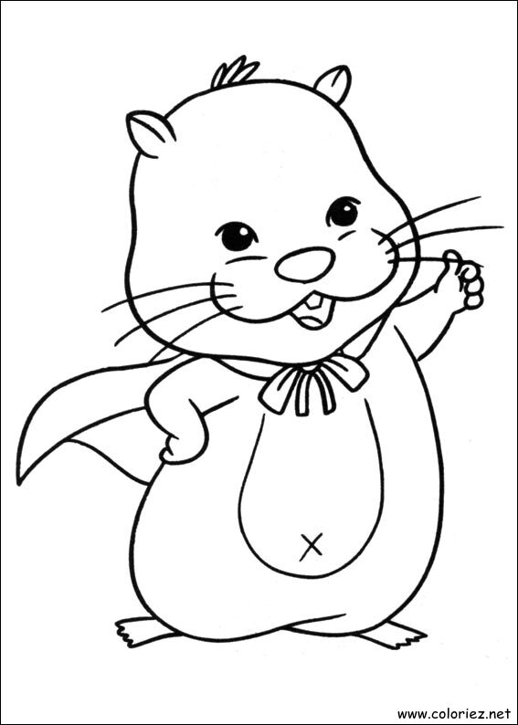 Coloriage de Zhu Zhu Pets à imprimer